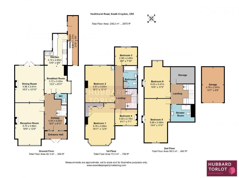Floorplan for Heathhurst Road, South Croydon
