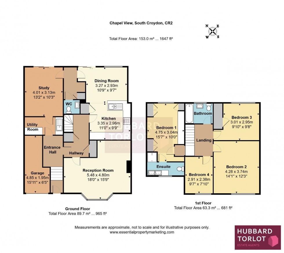 Floorplan for Chapel View, South Croydon
