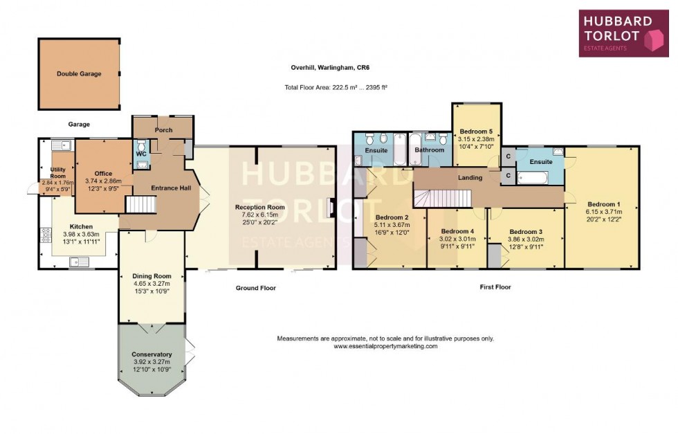 Floorplan for Overhill, Warlingham