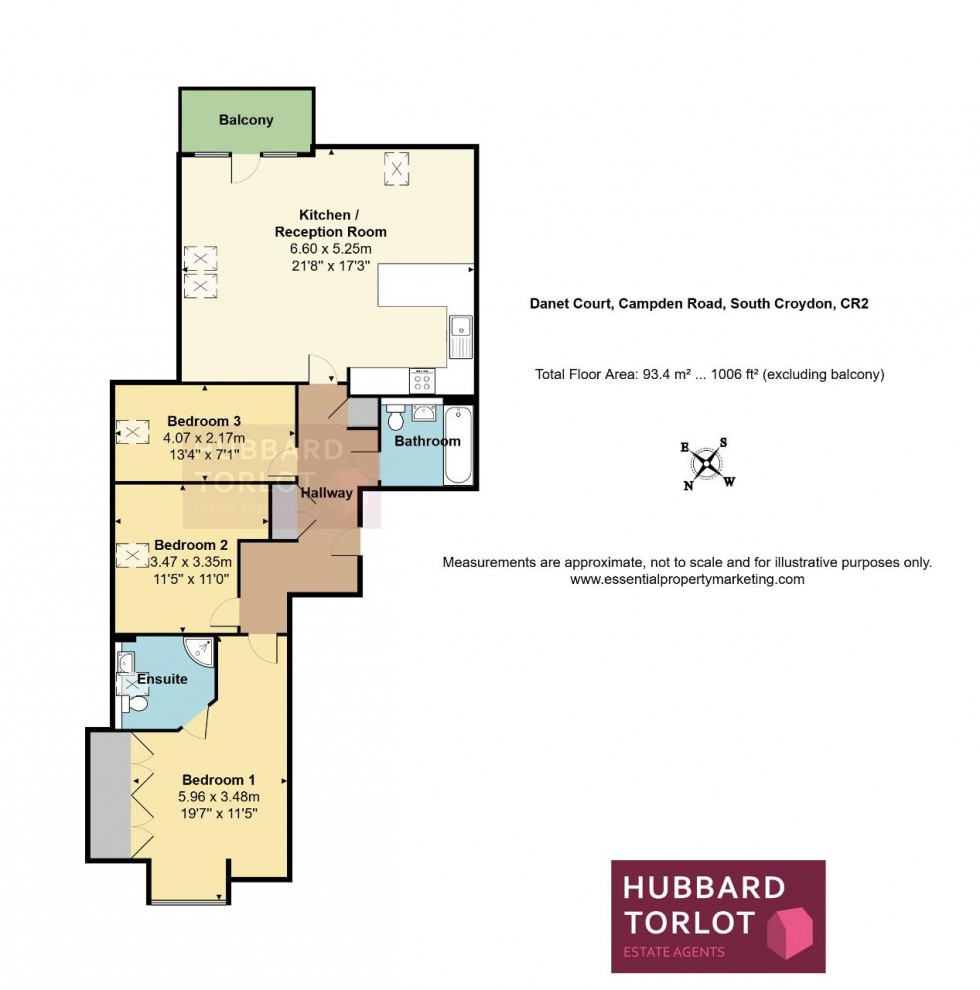 Floorplan for Campden Road, South Croydon