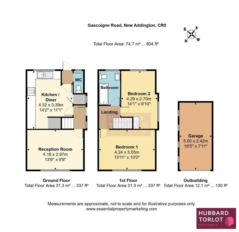 Floorplan for New Addington, Croydon