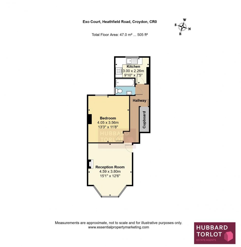 Floorplan for Heathfield Road, 78 Heathfield Road, South Croydon