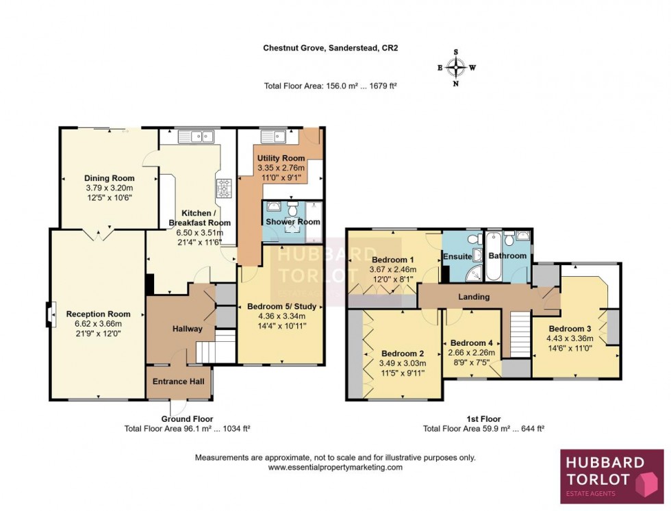 Floorplan for Chestnut Grove, South Croydon
