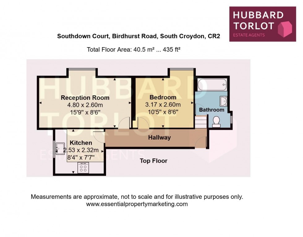 Floorplan for Birdhurst Road, South Croydon