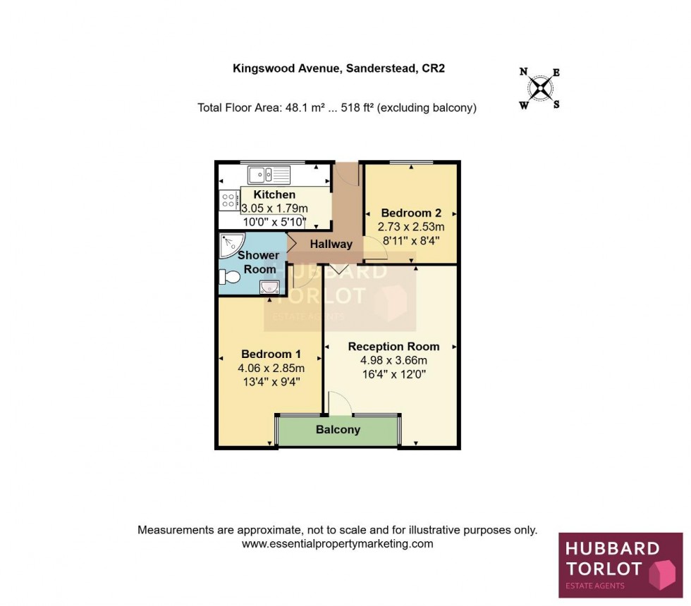 Floorplan for Kingswood Avenue, Sanderstead