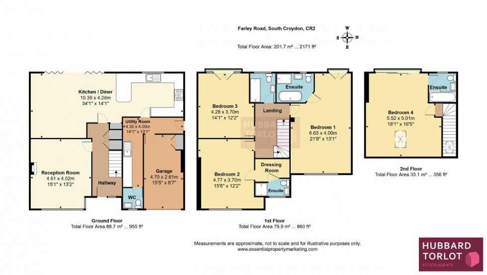 Floorplan for Farley Road, South Croydon