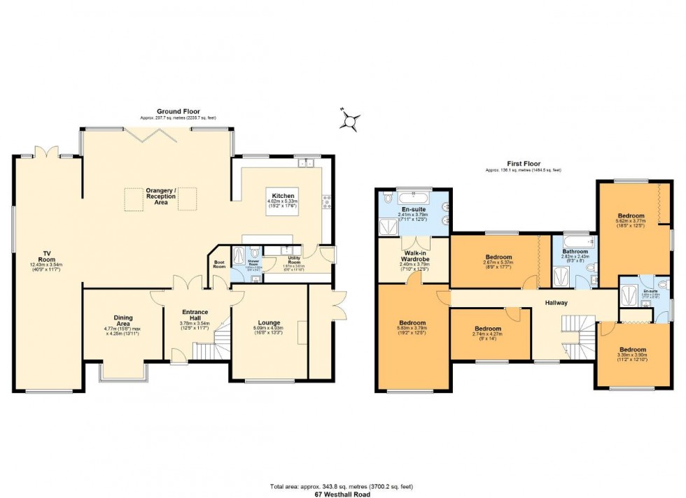 Floorplan for Westhall Road, Warlingham