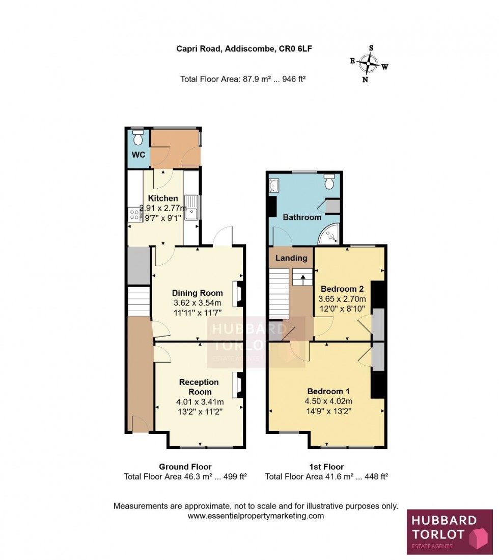 Floorplan for Capri Road, Croydon