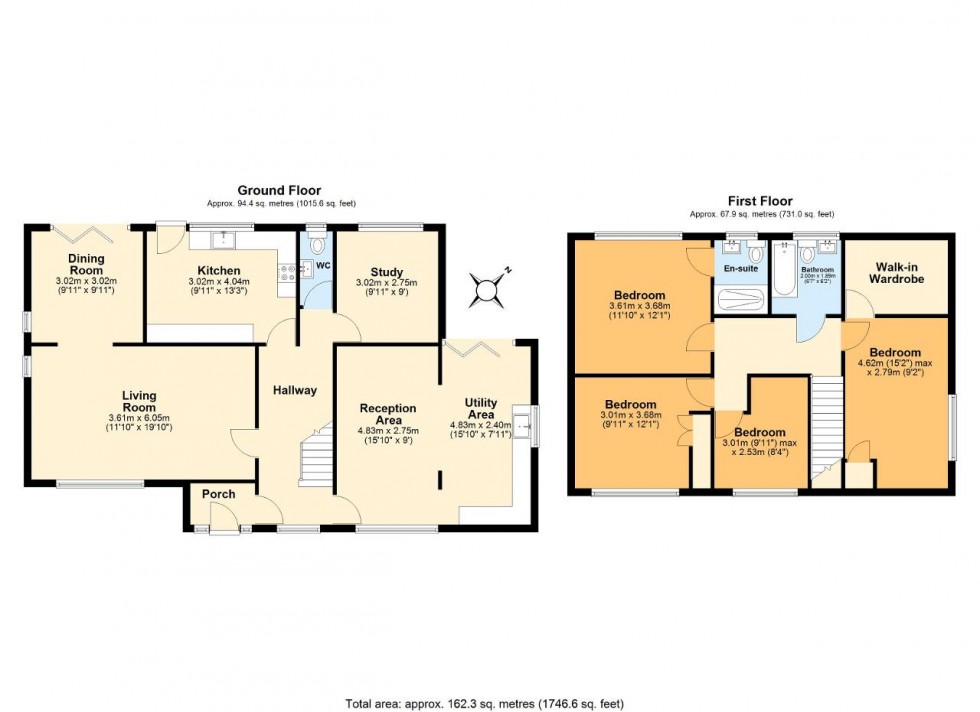 Floorplan for Marston Drive, Warlingham