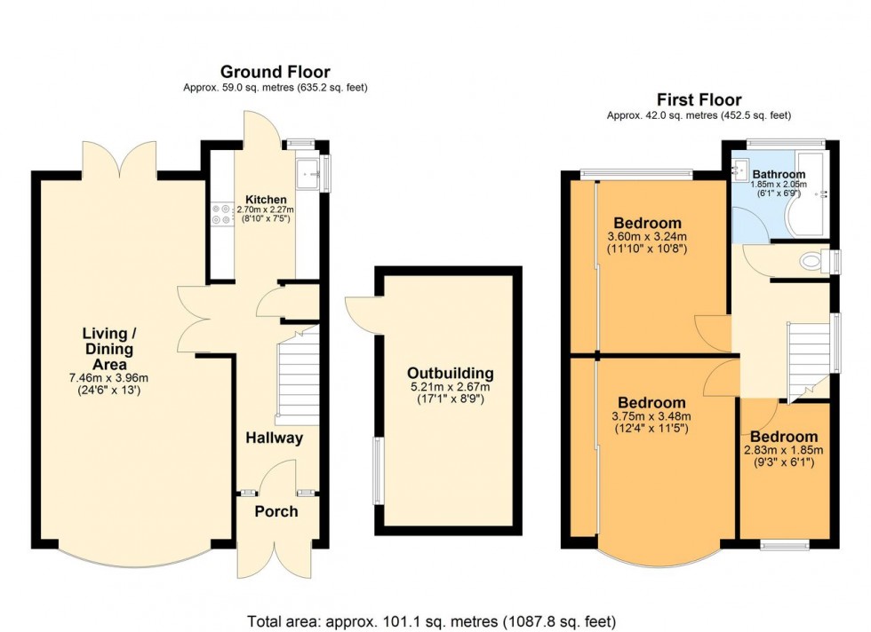 Floorplan for Selsdon, South Croydon