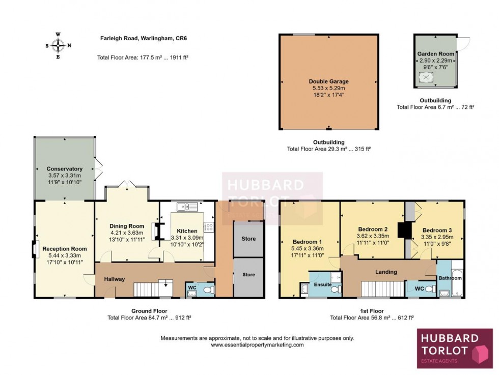 Floorplan for Farleigh Road, Warlingham