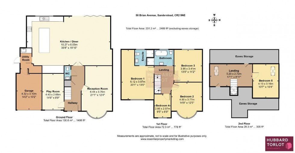 Floorplan for Brian Avenue, South Croydon