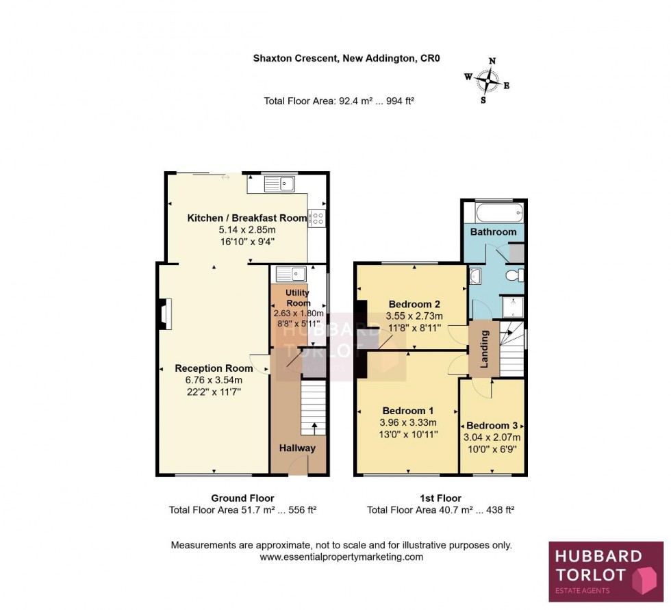 Floorplan for New Addington, Croydon