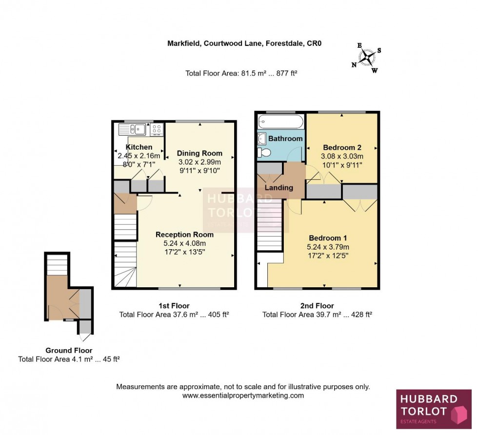 Floorplan for Courtwood Lane, Croydon