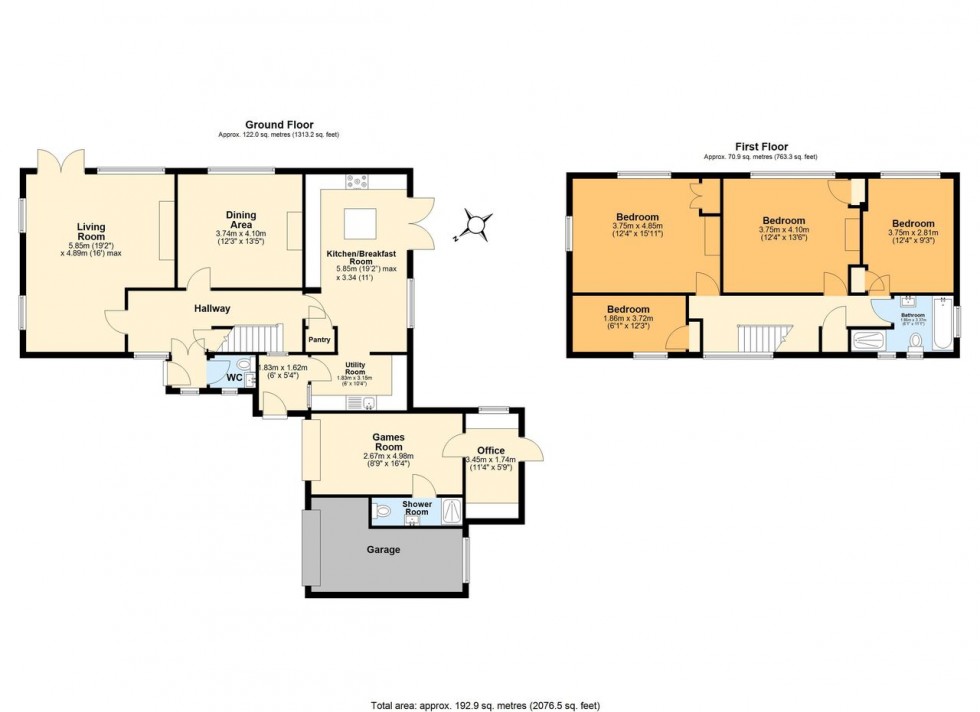 Floorplan for Croham Manor Road, South Croydon