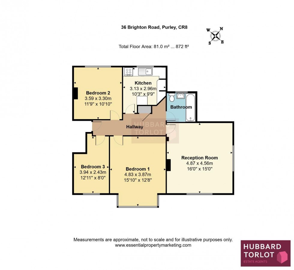 Floorplan for Brighton Road, Purley