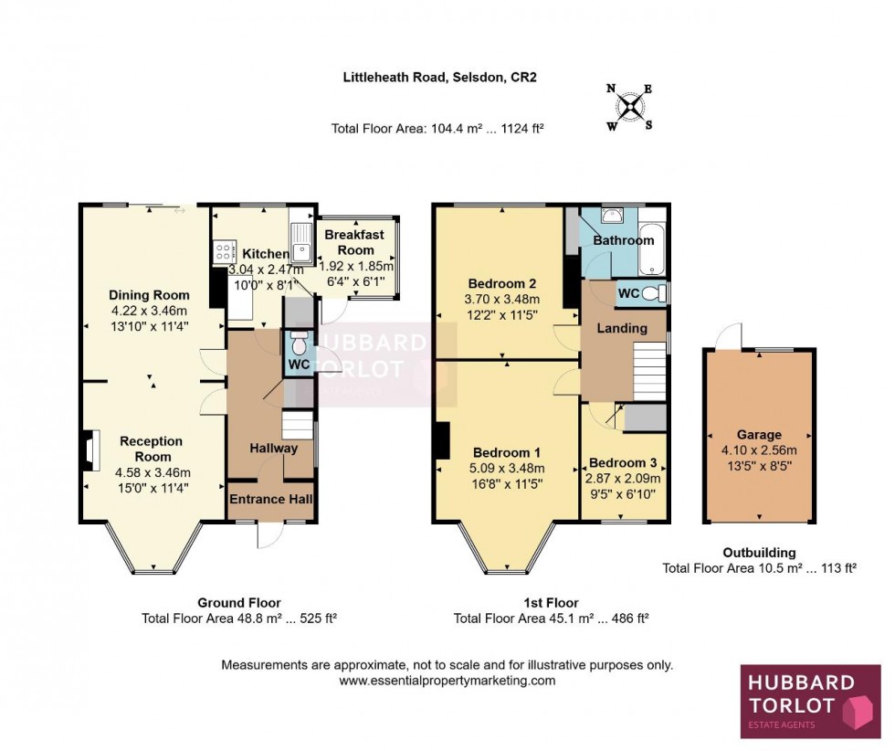 Floorplan for Selsdon, South Croydon