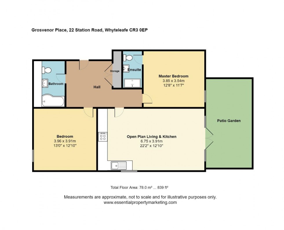 Floorplan for Station Road, Whyteleafe
