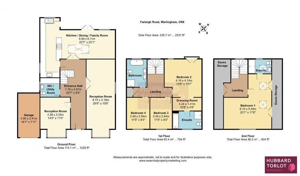 Floorplan for Farleigh Road, Warlingham