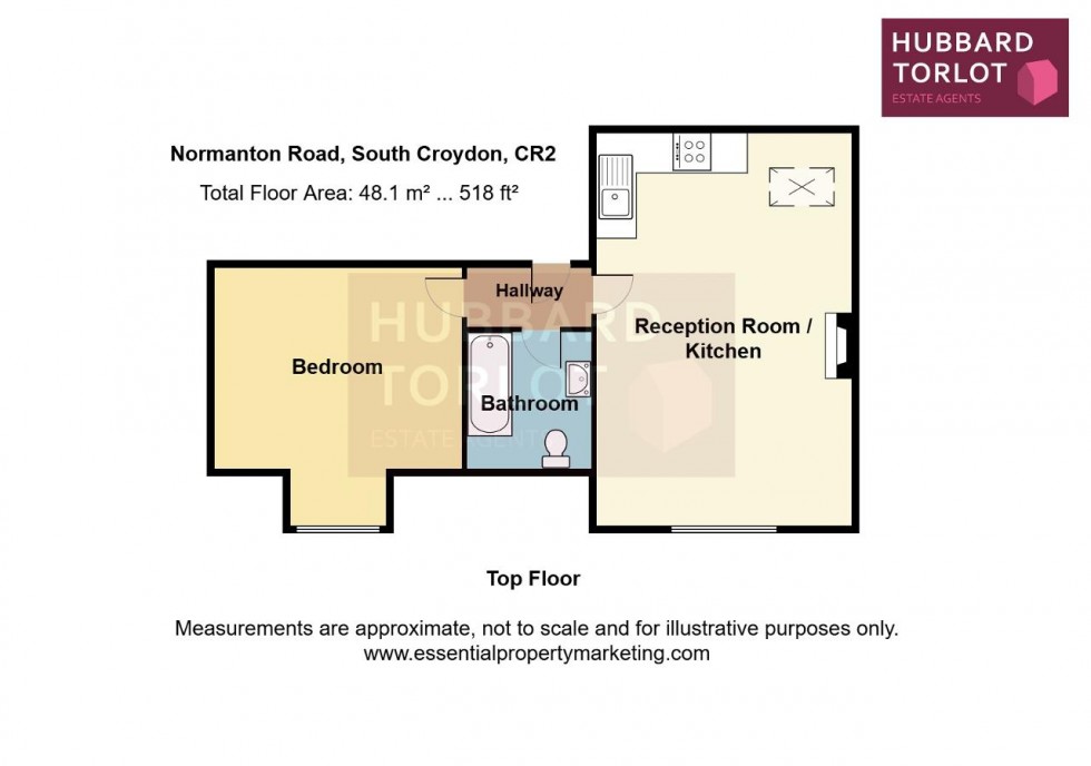 Floorplan for Normanton Road, South Croydon