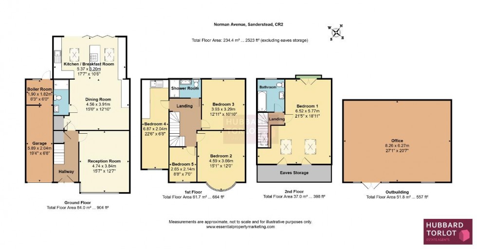 Floorplan for Norman Avenue, South Croydon