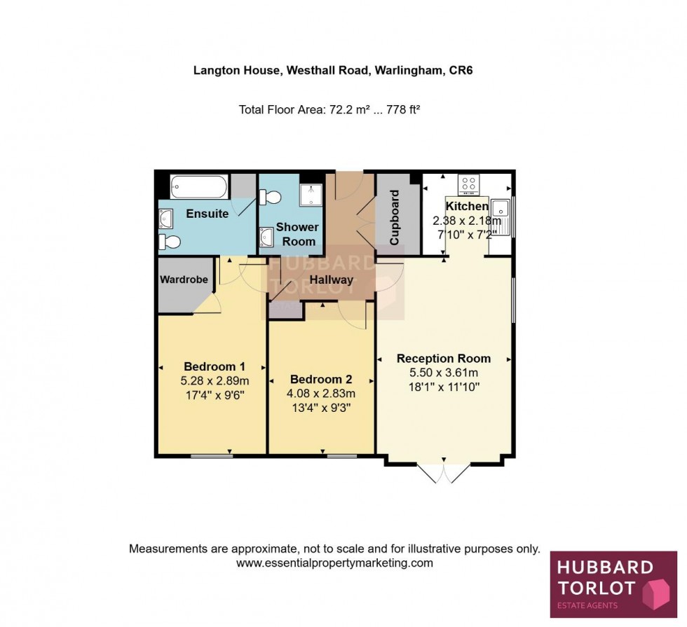 Floorplan for Westhall Road, Warlingham