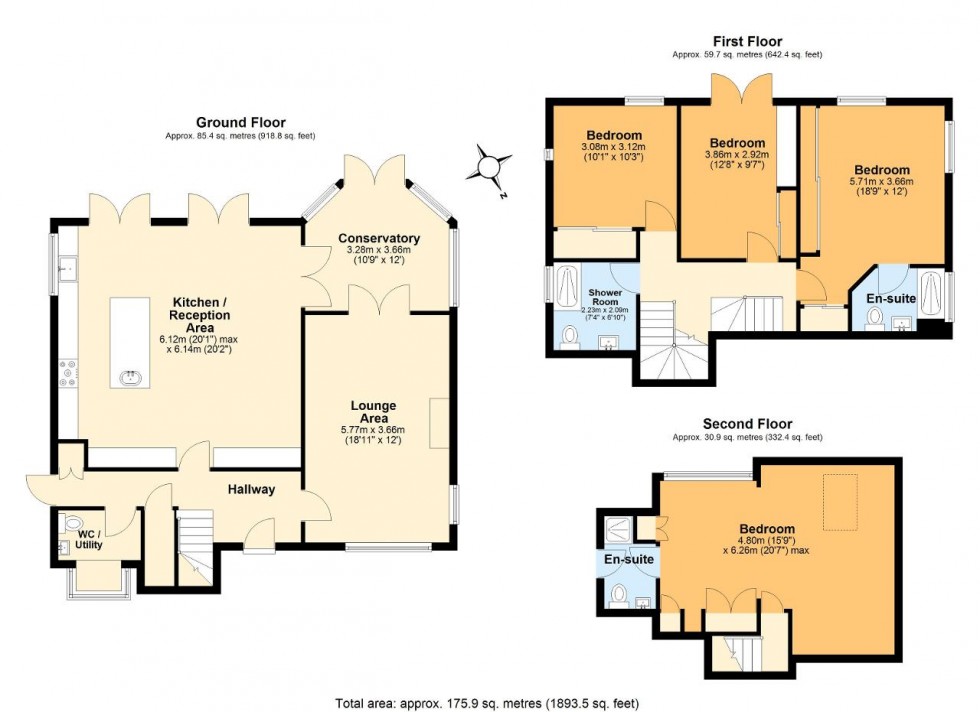 Floorplan for Briton Hill Road, South Croydon