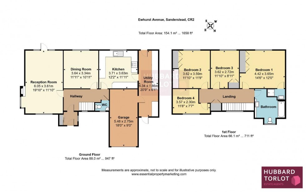 Floorplan for Sanderstead, South Croydon