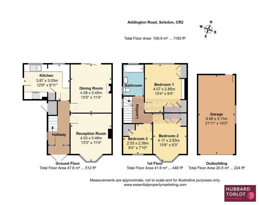 Floorplan for Selsdon, South Croydon