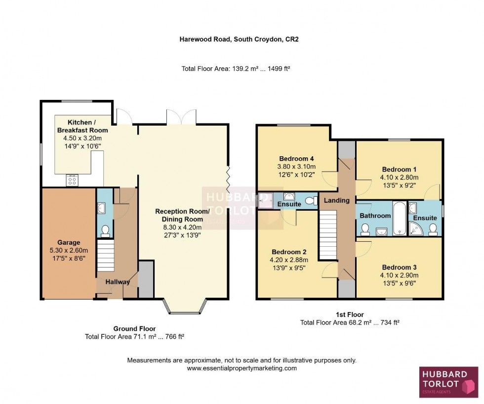 Floorplan for Harewood Road, South Croydon