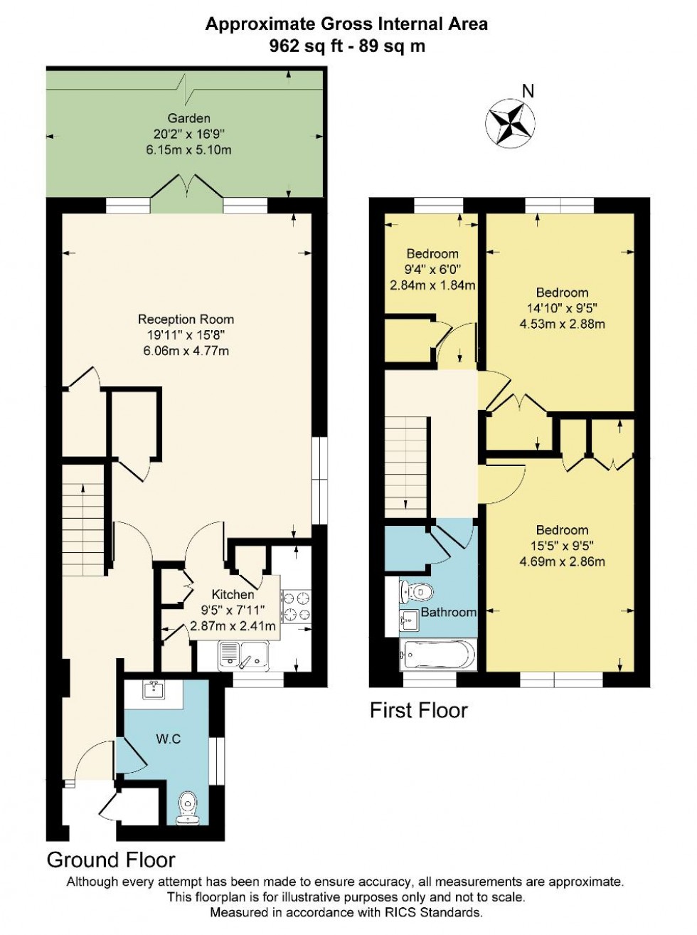 Floorplan for Court Wood Lane, Croydon