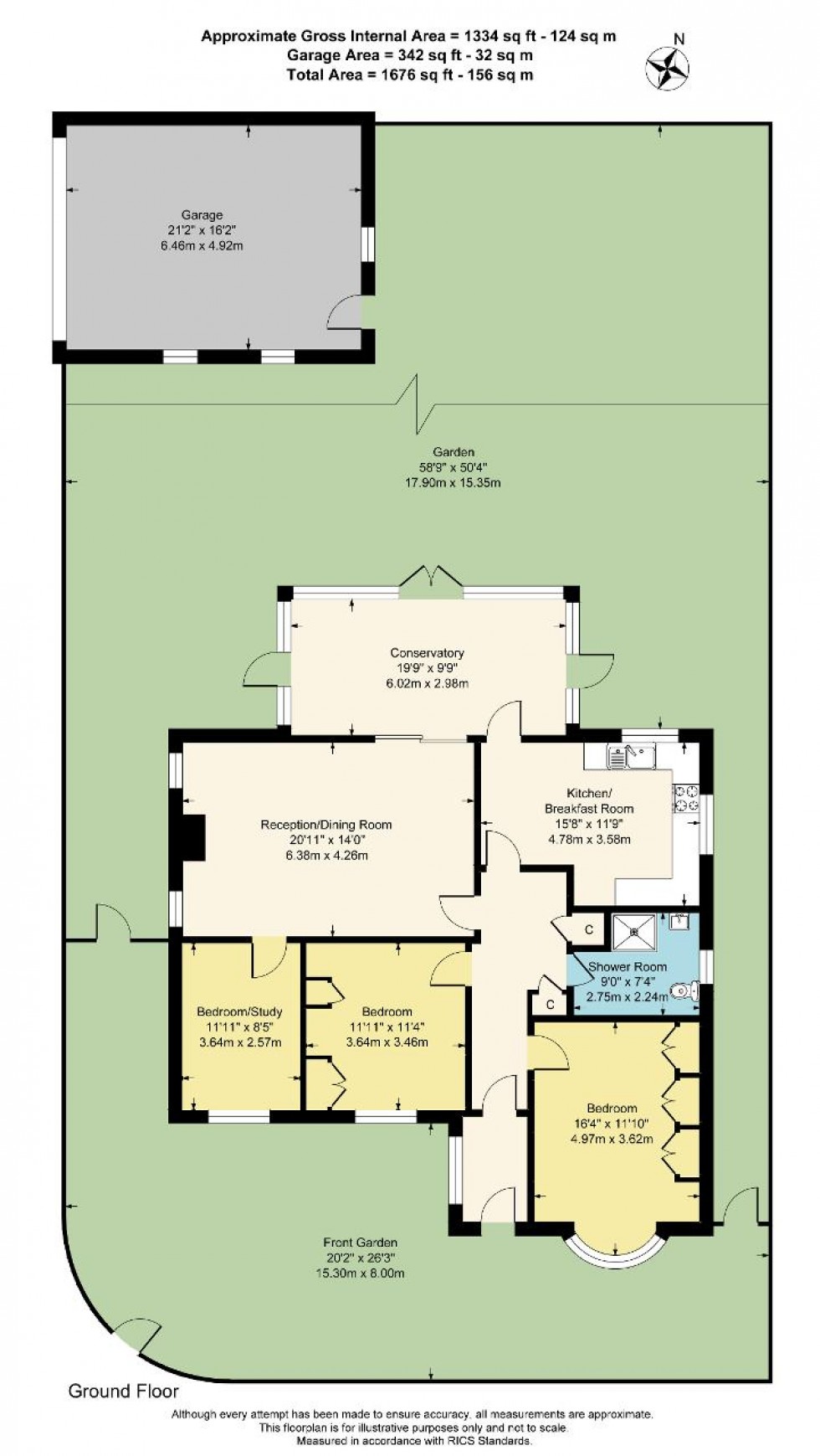 Floorplan for Tithepit Shaw Lane, Warlingham