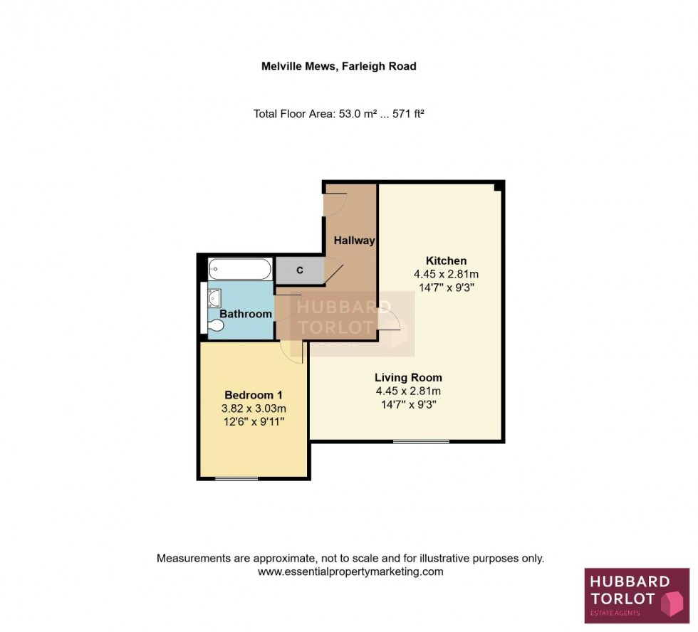 Floorplan for Farleigh Road, Warlingham